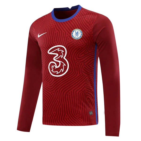 Camiseta Chelsea Manga Larga Portero 2020/21 Borgona